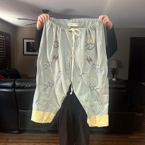 Magnolia Pearl Drawstring embroidered Pants